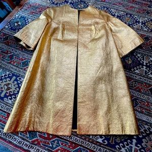 Gold Lame leather jacket - Milan Italy